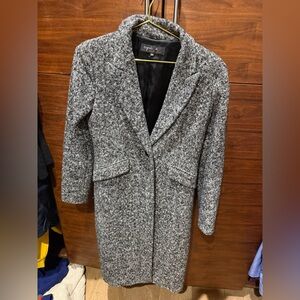 Black and white marble Tweed Women's Coat size 38 (4) worn once*